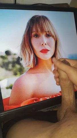 Elizabeth Olsen cumtribute