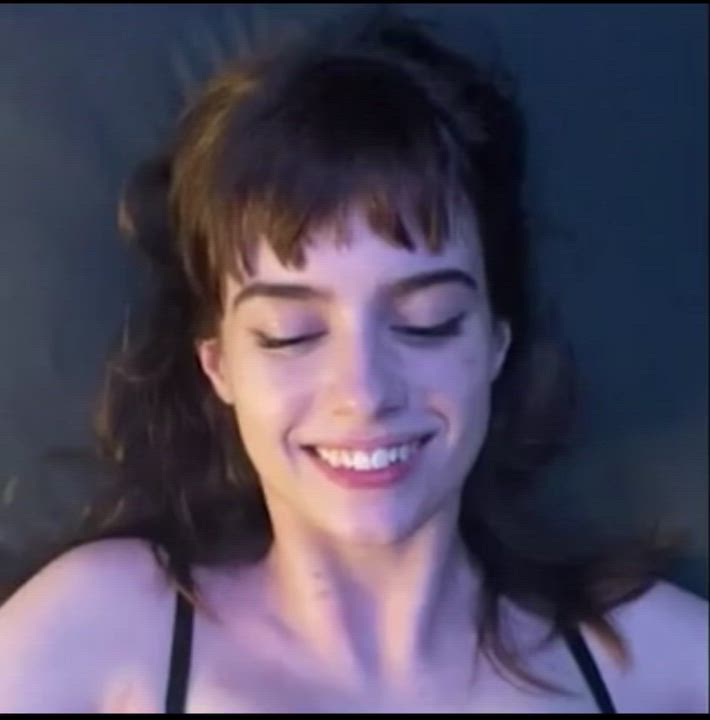 Cumshot Female Smile gif