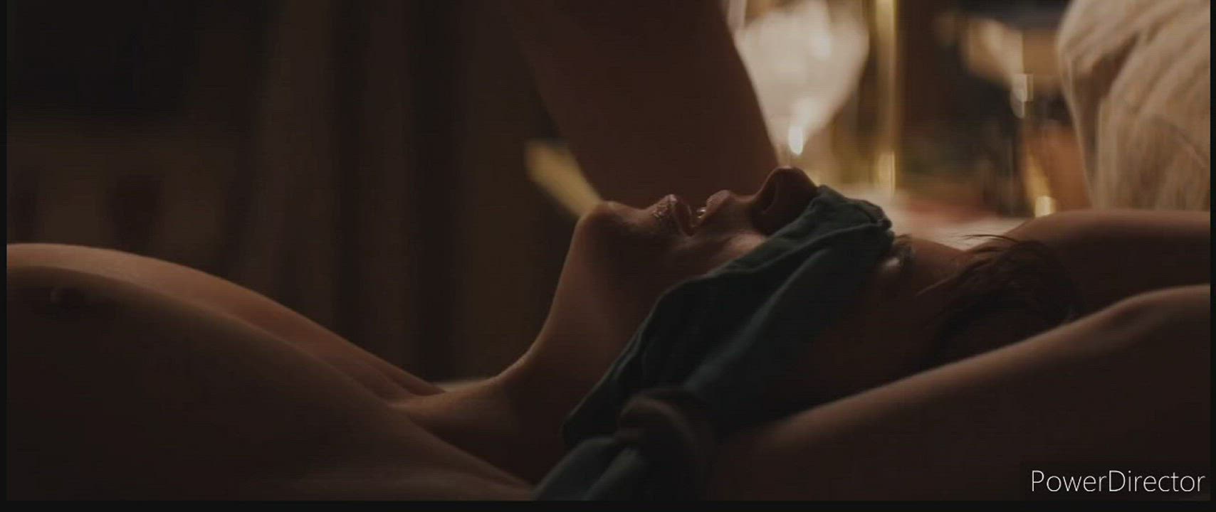 Bed Sex Celebrity Dakota Johnson Spanked gif