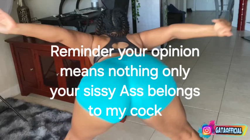 ass sissy sissy slut sissycaption feminization-sissy-captions gif