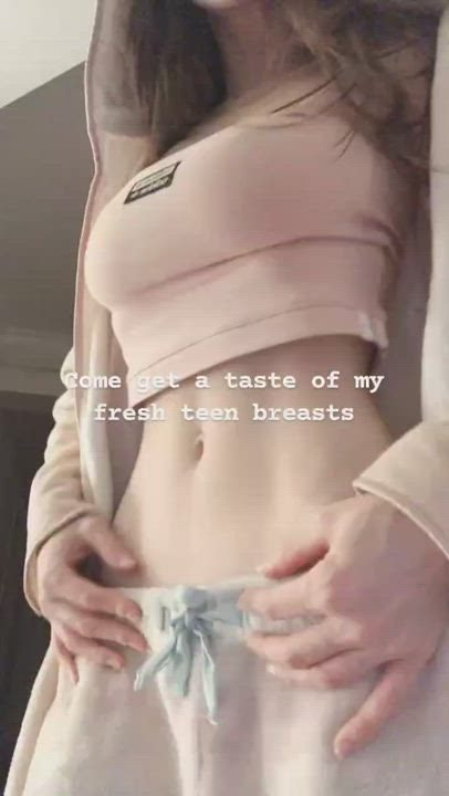 Big Tits Caption Teen gif