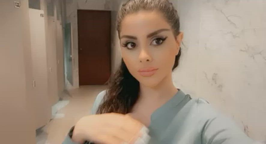 huge tits smile titty drop gif