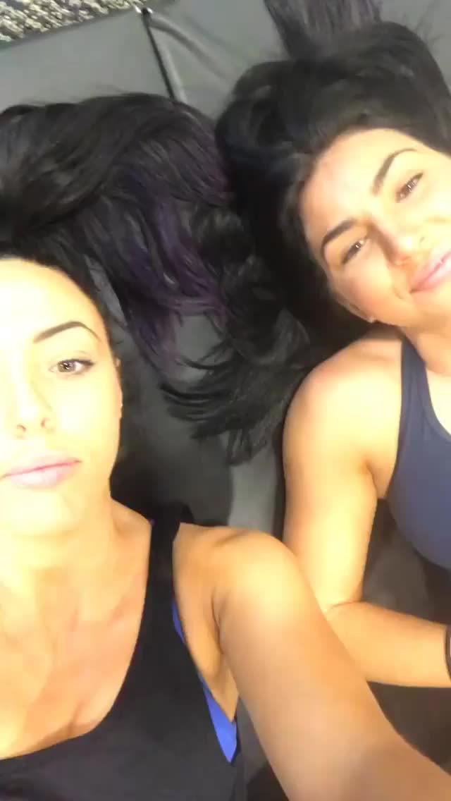 Peyton and Billie workout