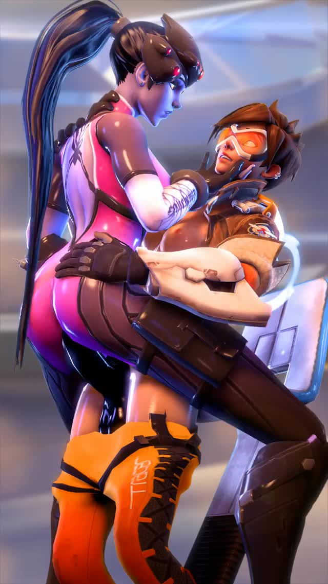 Tracer fucking Widowmaker, [Overwatch, Blizzard]