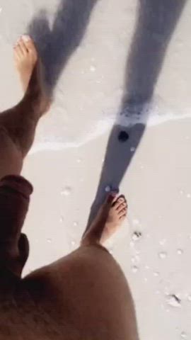 More beach dick and feet