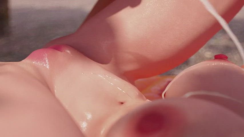 3D Animation Big Dick Big Tits Creampie Cumshot gif