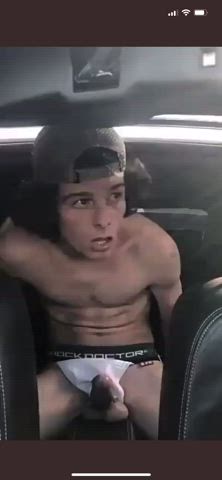 big dick blowjob car cock teen twink gif