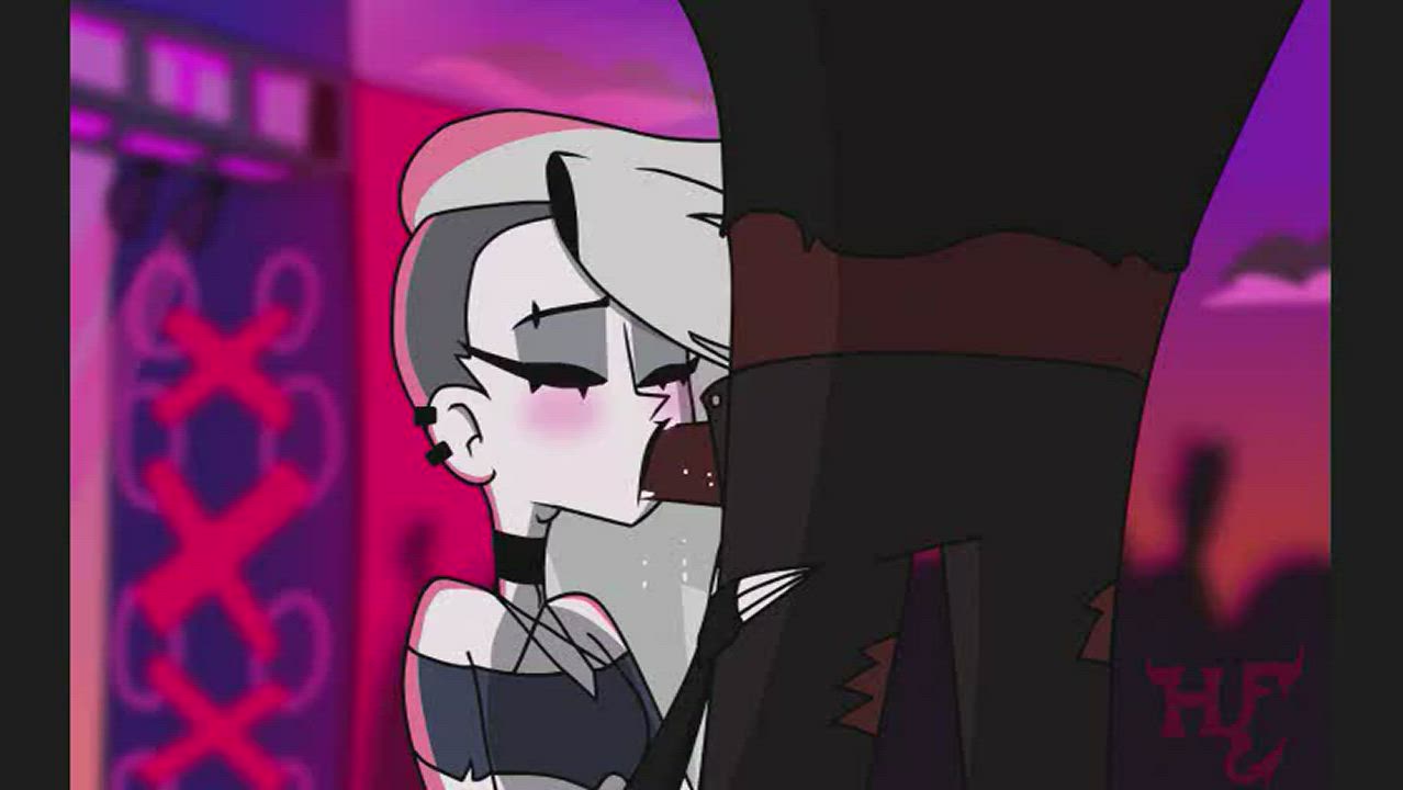 Human Loona and Vortex - Hazbin Hotel [HELLFIREOWO - Rule34Porn]