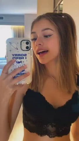 18 years old amateur cute onlyfans petite teen tiktok gif