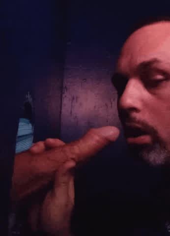 Blowjob Gay Glory Hole gif