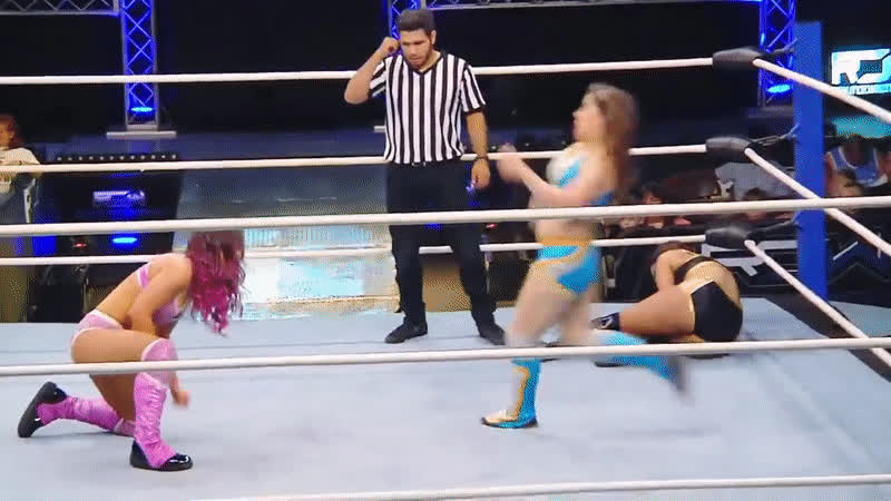 mexican white girl wrestling gif