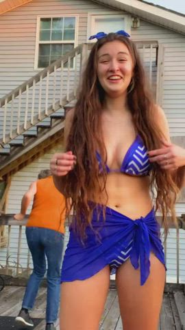 bikini dancing teen tiktok gif