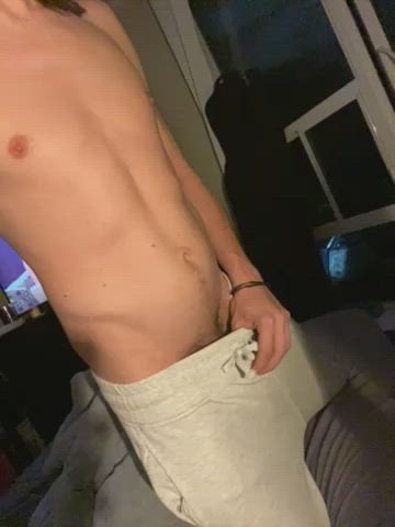 Tease Big Dick Jerk Off gif