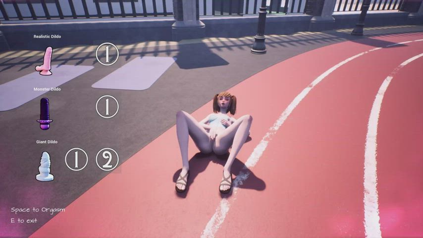 My Lust Wish - Ashley has Fun with Some Dildos in Public (in-game)