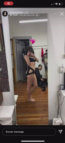 Argentinian Ass Big Ass Body Booty Brunette Curvy Lingerie Underwear gif