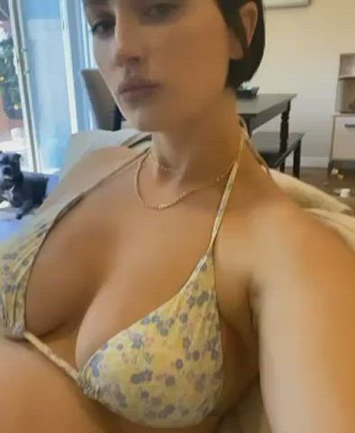 Bikini Huge Tits Pregnant gif