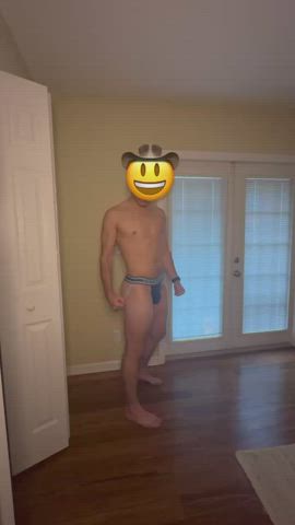 boyfriend bubble butt gay jock male masturbation naked solo teen voyeur gif