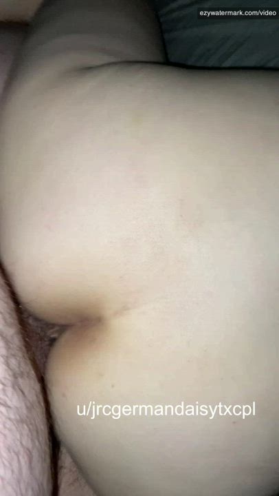 Hubby hitting it from behind!