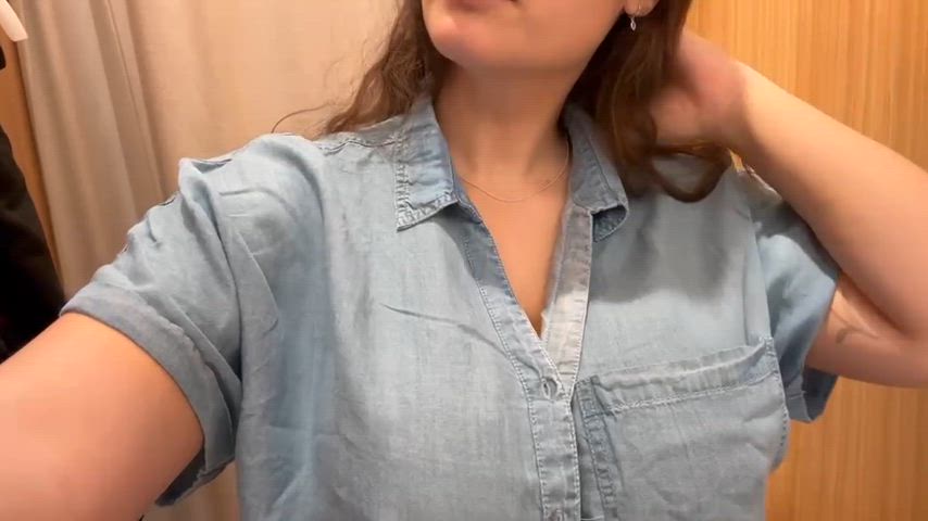 It is exciting to record videos in a clothing fitting room (Reveal)