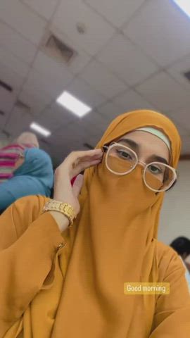 hijab muslim solo uniform gif