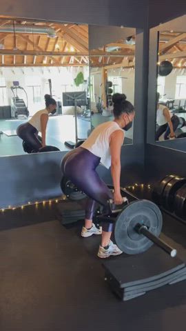 Booty Ebony Thick Workout gif