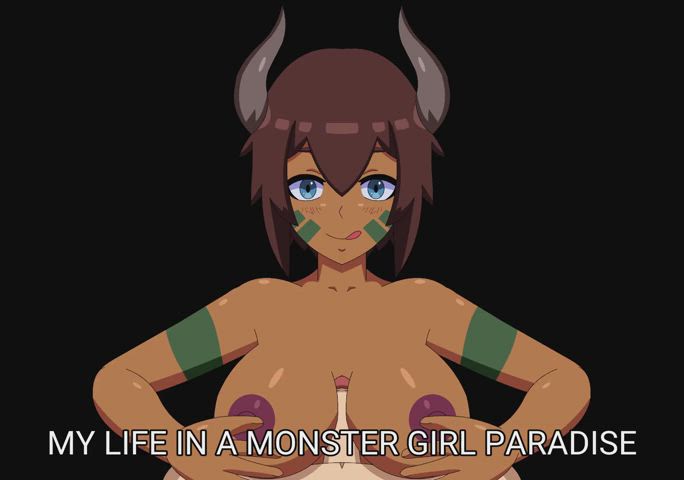 animation big tits cute hentai monster girl nsfw pov tit fuck titfuck tits gif