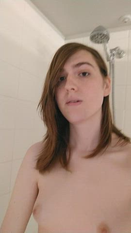 girl dick masturbating trans woman gif