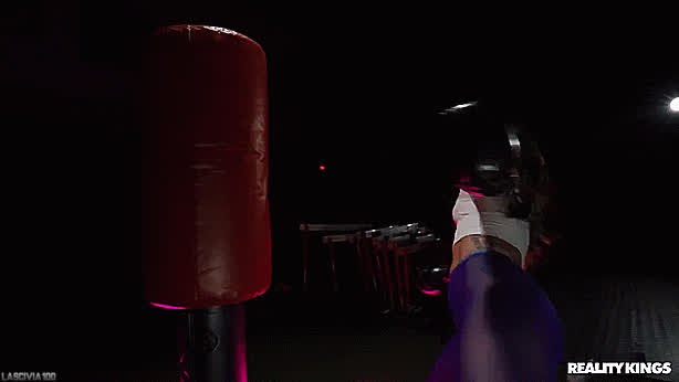 Gym Kelsi Monroe Latina Tights Workout Yoga Pants gif