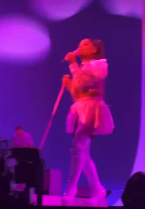 Ari can absolutely own me with her ponytail & thigh high boots