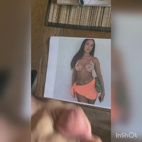 big tits cumshot tribute gif