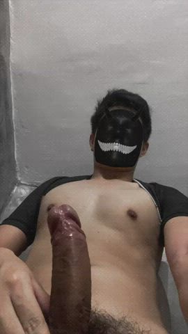 asian cock jerk off male masturbation gif
