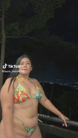 ass bbw big ass bikini chubby non-nude thick tiktok gif