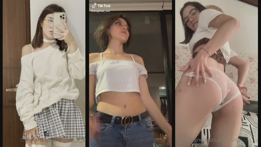 babecock split screen porn tiktok gif