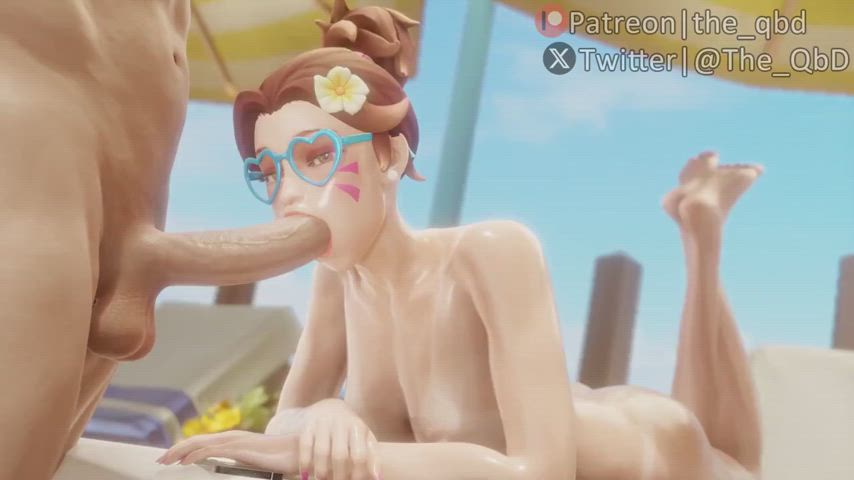 Beach blowjob [D.va,Overwatch] (the qbd )