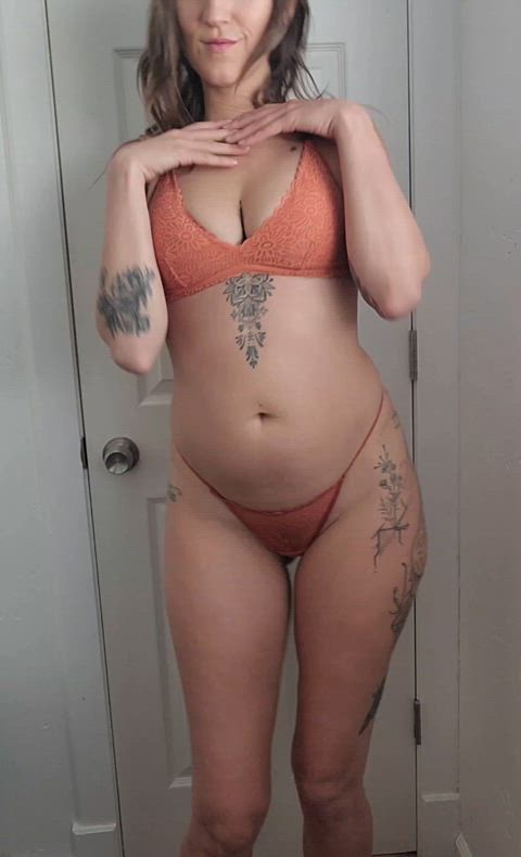 amateur cute homemade lingerie natural tits onlyfans tattoo tattooed tease white