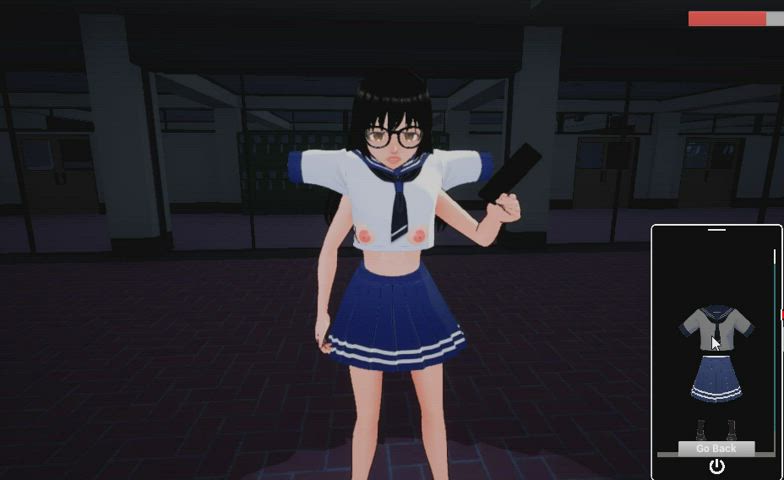 3d animation anime exhibitionist gif