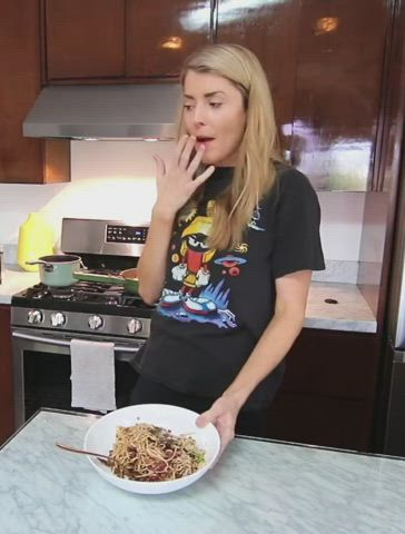 Food Fetish Tracy Delicious White Girl gif