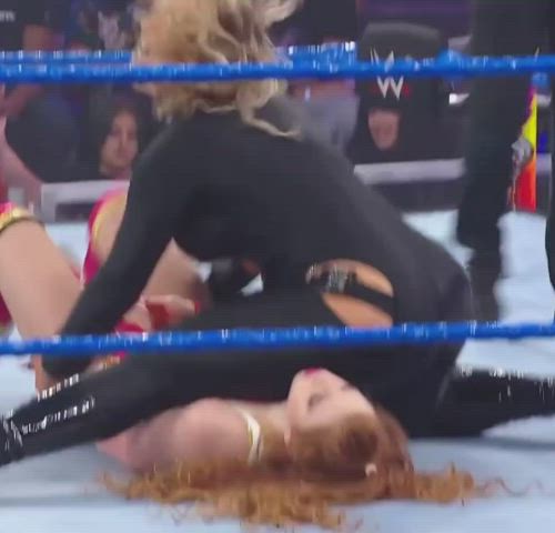 big ass booty pawg thick wrestling gif