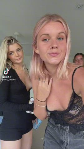 Nipslip See Through Clothing TikTok gif