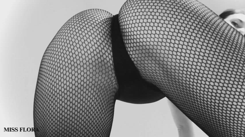 solo pov fishnet tights miss flora gif