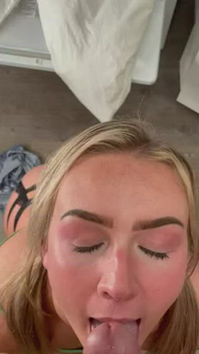 A little cream for her sunburn