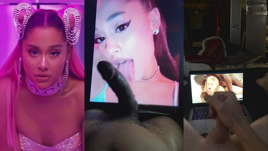 Ariana Grande vs white cock &amp; BBC