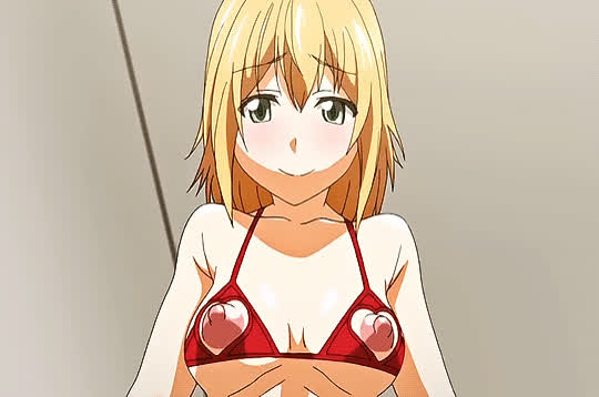 Animation Anime Big Tits Blonde Cowgirl Hentai gif