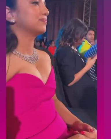 Celebrity Cleavage Indian gif