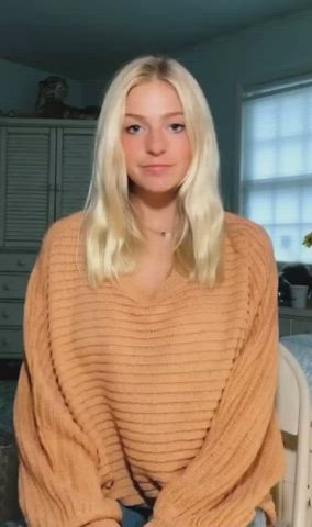 18 years old barely legal blonde nude pussy tiktok tits gif
