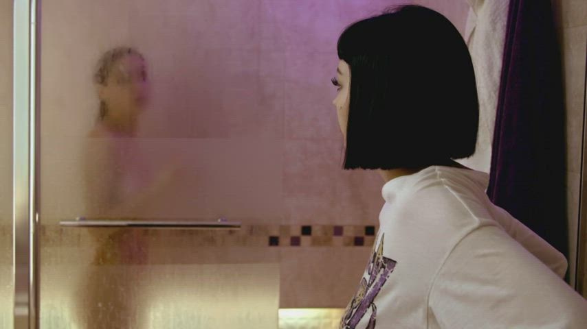 celebrity nudity shower gif