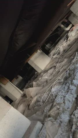 Under a clients house