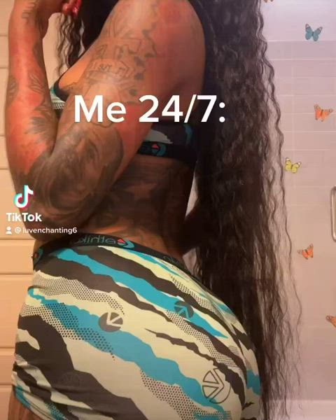 booty ebony tattoo gif