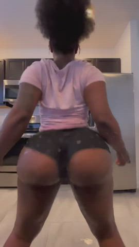 Big Ass Booty Ebony Thick Thighs Twerking gif