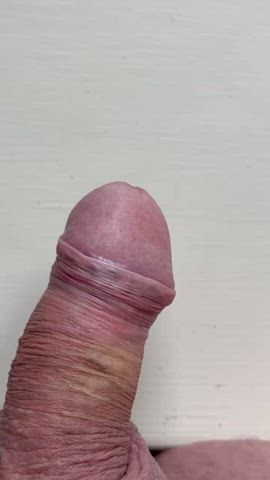 amateur cock edging penis precum gif